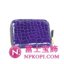 ミュウミュウ MIU MIU ラウンドファスナー式小銭入れ パープル 5M0268-ST.COCCO-LUX-VIOLA